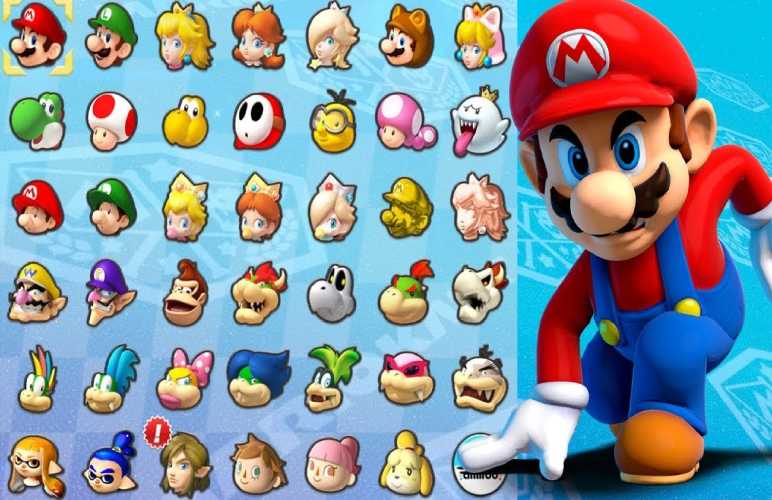 Mario Kart 8 Deluxe Characters